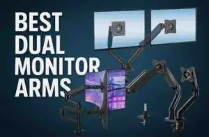 Dual Adjustable Monitor Stand For Desk | Best Dual Monitor Stands