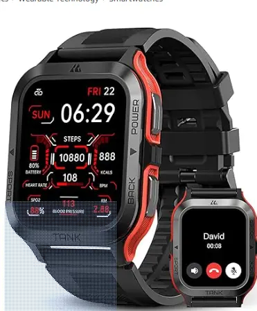 Top 10 Best Smartwatches for Men Under 10K Rupees in india 11 Fastrack Nitro Pro Smart Watch for men - Soft Review Time