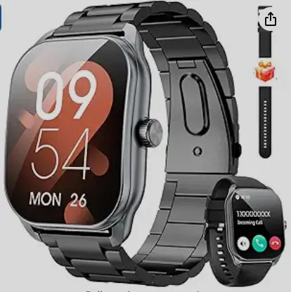Top 10 Best Smartwatches for Men Under 10K Rupees in india 8 Fastrack Reflex Vox 2.0 Smart Watch man - Soft Review Time - Best Smartwatch for men
