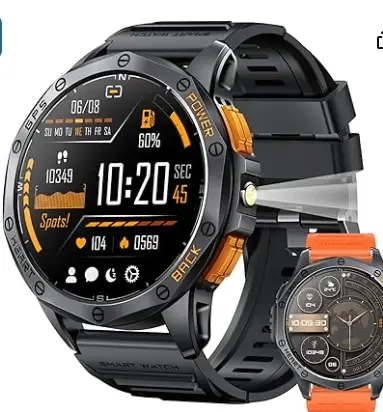 Top 10 Best Smartwatches for Men Under 10K Rupees in india 4 Titan Crest smart watch - Soft Review Time - Best Smartwatches under 100$