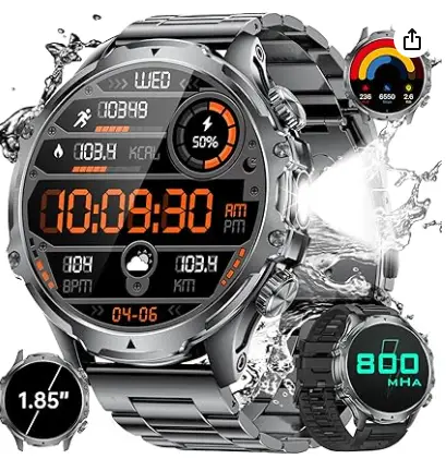 Top 10 Best Smartwatches for Men Under 10K Rupees in india 7 Titan Zeal smartwatch man Best Smartwatch - Soft Review Time